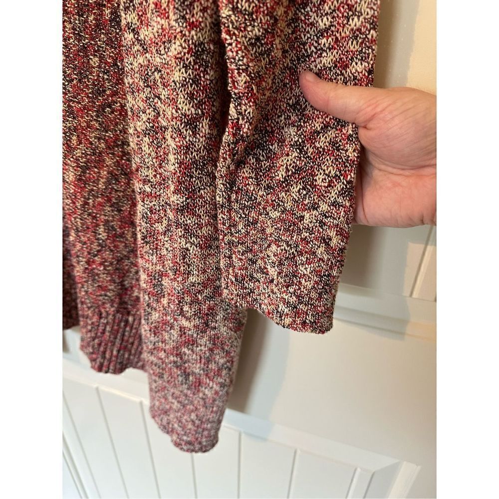 J. Jill Open Front Knit Textured Colorful Women’s Cardigan Size S - Picture 5 of 9